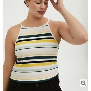 Torrid halter crop top size 2